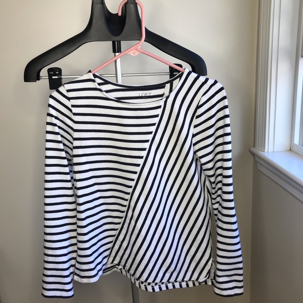 Loft small striped shirt (D)